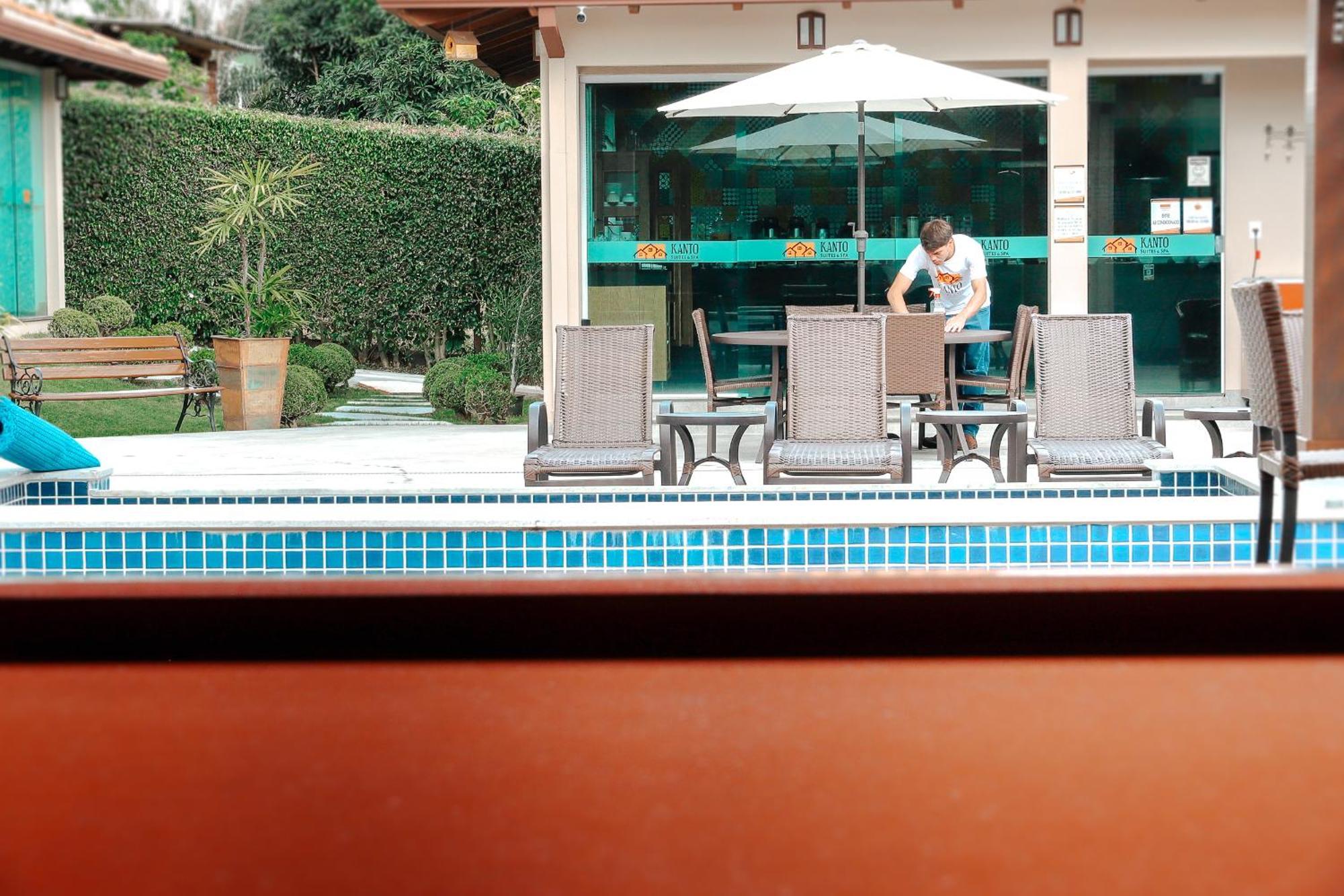 Pousada Kanto da Ilha Suites Capitólio Exterior foto